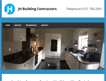 Tablet Screenshot of jhbuildingcontractors.com